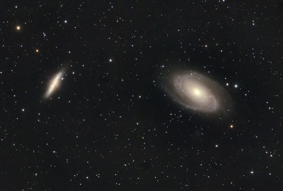Галактиките m81 и m82 в съзвездията Голямата мечка Снимка: howardedin.com, CC