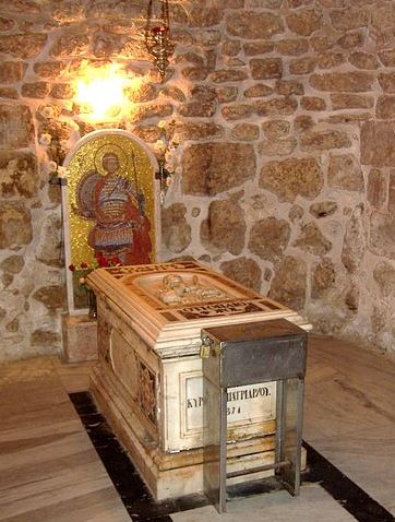 Гробът на Свети Георги в църквата в Лод, Израел Снимка: Wikimedia, CC