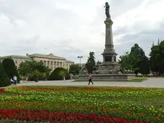 Площад „Свобода“ в Русе с Паметника на свободата