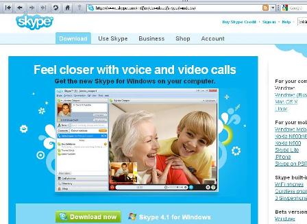 Със Skype всички са усмихнати